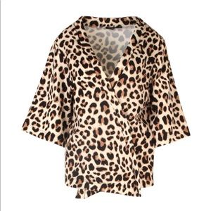 Leopard Print Kimono